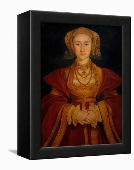 Portrait of Anne of Cleves-Hans Holbein the Younger-Framed Premier Image Canvas