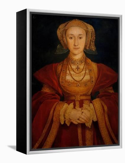 Portrait of Anne of Cleves-Hans Holbein the Younger-Framed Premier Image Canvas