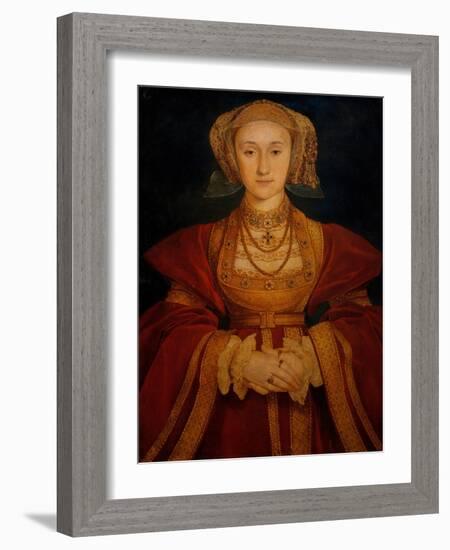 Portrait of Anne of Cleves-Hans Holbein the Younger-Framed Giclee Print