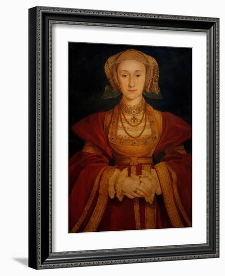 Portrait of Anne of Cleves-Hans Holbein the Younger-Framed Giclee Print