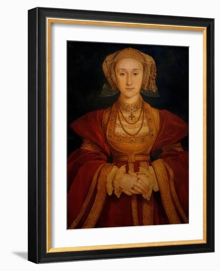 Portrait of Anne of Cleves-Hans Holbein the Younger-Framed Giclee Print