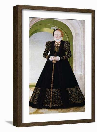 Portrait of Anne of Denmark, Queen of England-Ludovico Ariosto-Framed Giclee Print