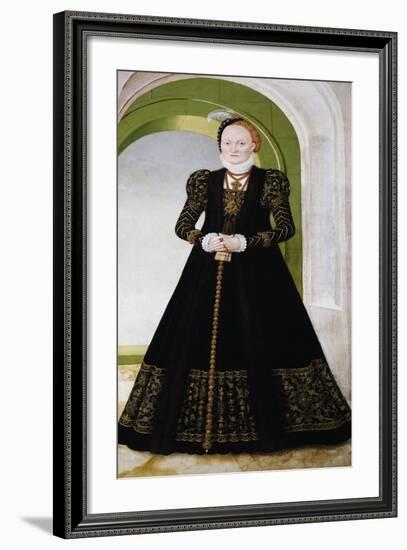 Portrait of Anne of Denmark, Queen of England-Ludovico Ariosto-Framed Giclee Print