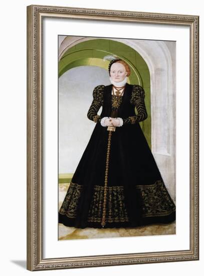 Portrait of Anne of Denmark, Queen of England-Ludovico Ariosto-Framed Giclee Print