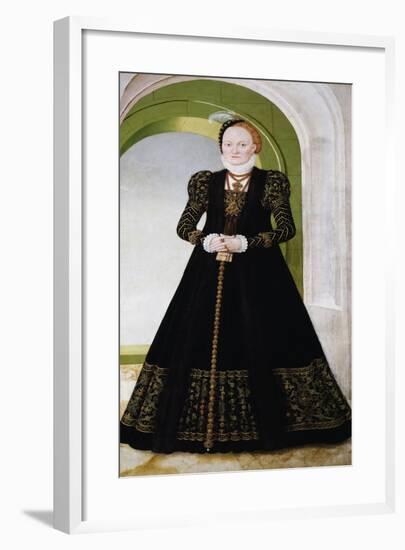 Portrait of Anne of Denmark, Queen of England-Ludovico Ariosto-Framed Giclee Print