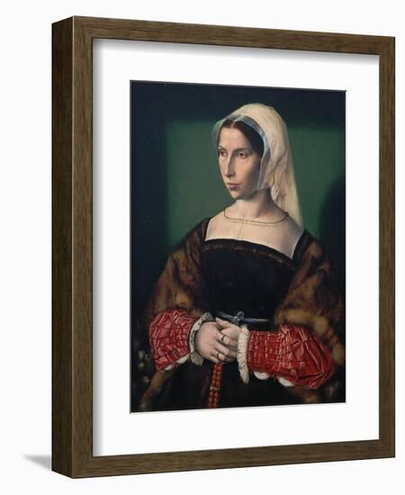 Portrait of Anne Stafford, C.1535-Ambrosius Benson-Framed Giclee Print