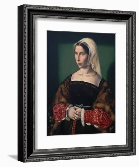 Portrait of Anne Stafford, C.1535-Ambrosius Benson-Framed Giclee Print