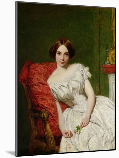 Portrait of Annie Gambart-William Powell Frith-Mounted Giclee Print