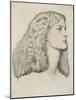 Portrait of Annie Miller, C.1860-Dante Gabriel Rossetti-Mounted Giclee Print