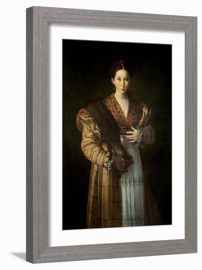 Portrait of Antea La Bella, 1535-37-Parmigianino-Framed Giclee Print