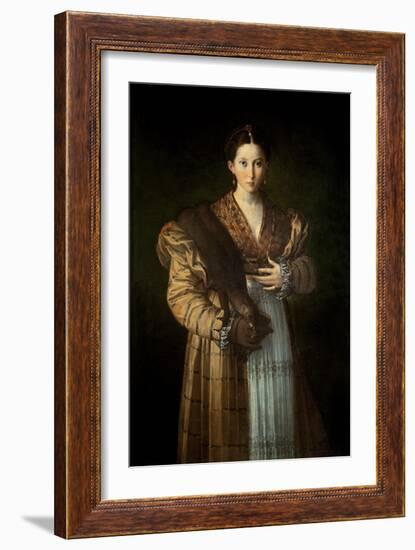 Portrait of Antea La Bella, 1535-37-Parmigianino-Framed Giclee Print
