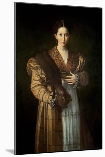 Portrait of Antea La Bella, 1535-37-Parmigianino-Mounted Giclee Print