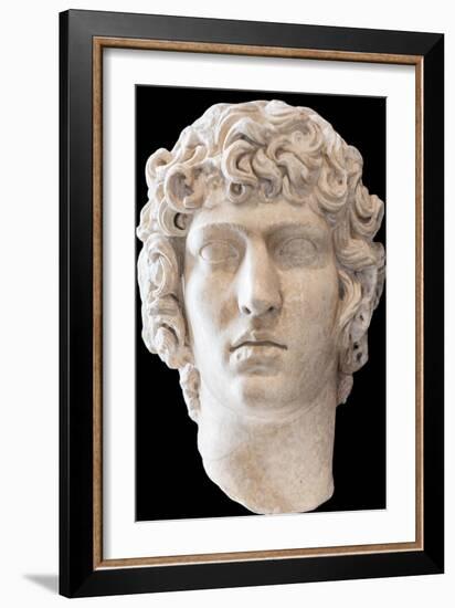 Portrait of Antinous, Between 130 and 138 Ad, Found in Villa Adriana, National Museum of Rome-null-Framed Giclee Print