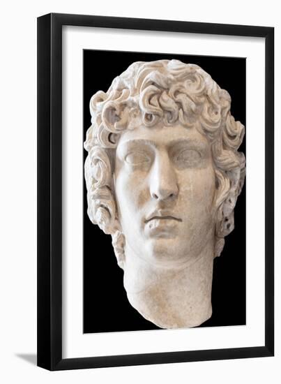 Portrait of Antinous, Between 130 and 138 Ad, Found in Villa Adriana, National Museum of Rome-null-Framed Giclee Print