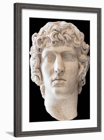 Portrait of Antinous, Between 130 and 138 Ad, Found in Villa Adriana, National Museum of Rome-null-Framed Giclee Print