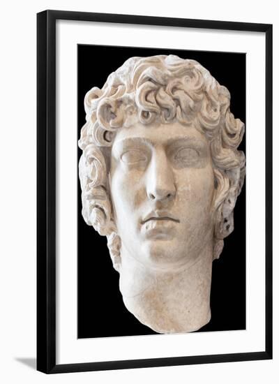 Portrait of Antinous, Between 130 and 138 Ad, Found in Villa Adriana, National Museum of Rome-null-Framed Giclee Print