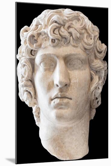 Portrait of Antinous, Between 130 and 138 Ad, Found in Villa Adriana, National Museum of Rome-null-Mounted Giclee Print