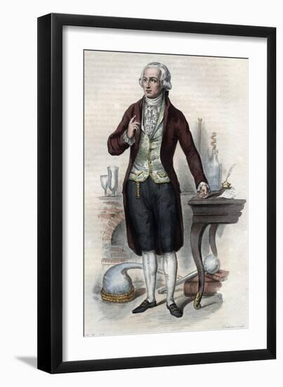 Portrait of Antoine Laurent de Lavoisier (1743-1794), French chemist-French School-Framed Giclee Print