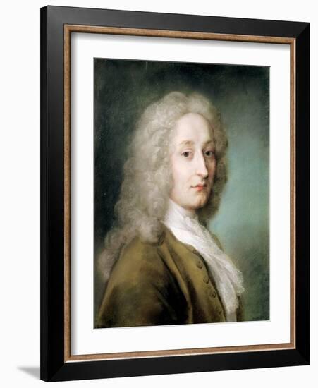 Portrait of Antoine Watteau (1684-1721)-Rosalba Carriera-Framed Giclee Print