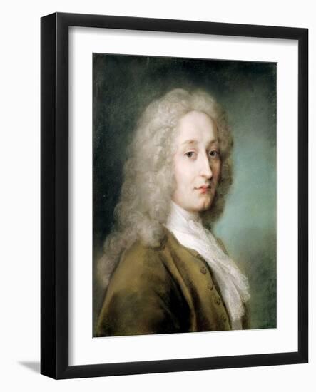 Portrait of Antoine Watteau (1684-1721)-Rosalba Carriera-Framed Giclee Print