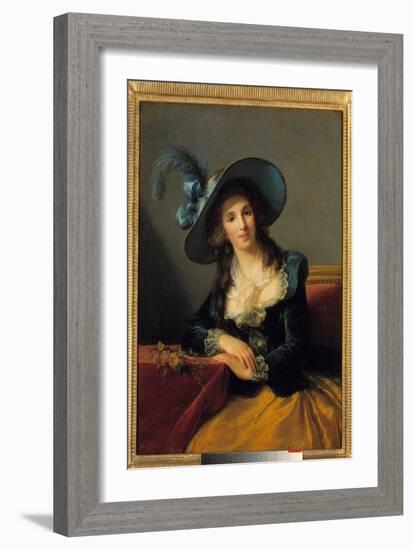 Portrait of Antoinette Elisabeth Marie D'aguesseau, Countess of Segur (1756-1828), 1785 (Oil on Can-Elisabeth Louise Vigee-LeBrun-Framed Giclee Print