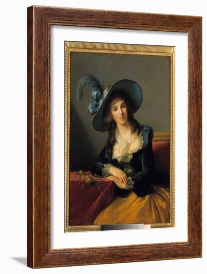 Portrait of Antoinette Elisabeth Marie D'aguesseau, Countess of Segur (1756-1828), 1785 (Oil on Can-Elisabeth Louise Vigee-LeBrun-Framed Giclee Print