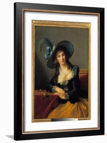 Portrait of Antoinette Elisabeth Marie D'aguesseau, Countess of Segur (1756-1828), 1785 (Oil on Can-Elisabeth Louise Vigee-LeBrun-Framed Giclee Print