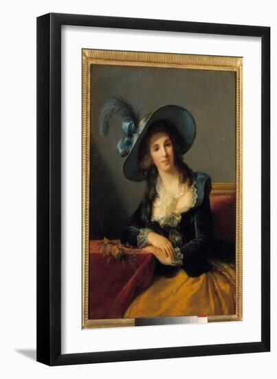 Portrait of Antoinette Elisabeth Marie D'aguesseau, Countess of Segur (1756-1828), 1785 (Oil on Can-Elisabeth Louise Vigee-LeBrun-Framed Giclee Print