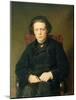 Portrait of Anton Rubinstein 1870-Vasili Grigorevich Perov-Mounted Giclee Print