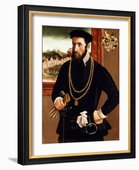 Portrait of Anton Rummel Von Liechtenan-Francesco Salviati-Framed Giclee Print