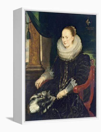 Portrait of Antonia Canis-Cornelis de Vos-Framed Premier Image Canvas