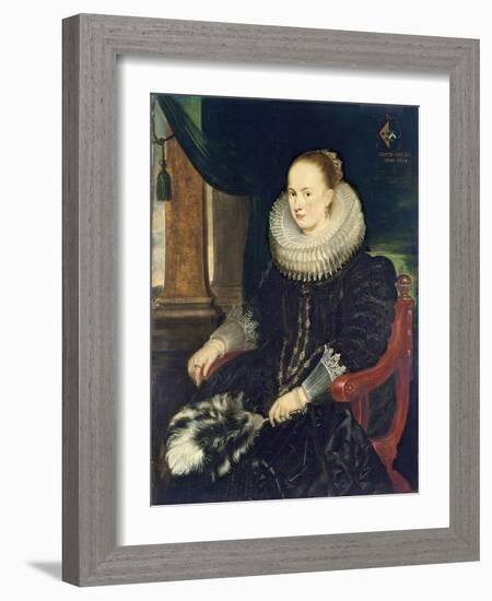Portrait of Antonia Canis-Cornelis de Vos-Framed Giclee Print