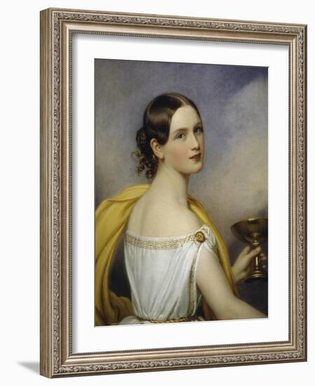 Portrait of Antonia Wallinger, 1840-Joseph Karl Stieler-Framed Giclee Print