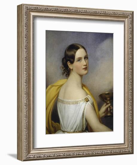 Portrait of Antonia Wallinger, 1840-Joseph Karl Stieler-Framed Giclee Print