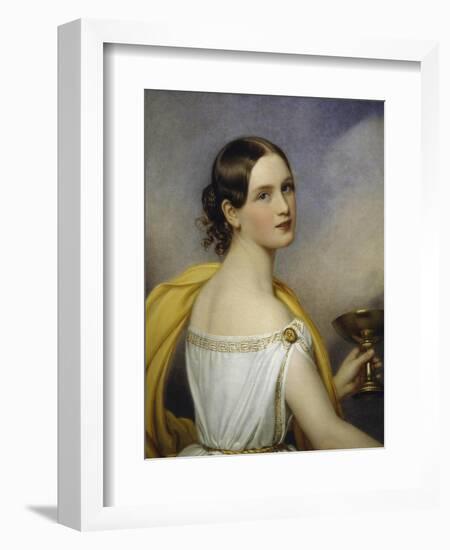 Portrait of Antonia Wallinger, 1840-Joseph Karl Stieler-Framed Giclee Print