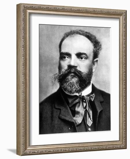 Portrait of Antonin Dvorak, Czech Composer, 1841-1904-null-Framed Photographic Print