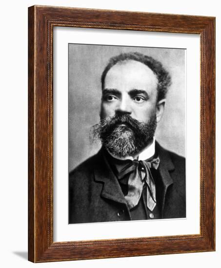 Portrait of Antonin Dvorak, Czech Composer, 1841-1904-null-Framed Photographic Print