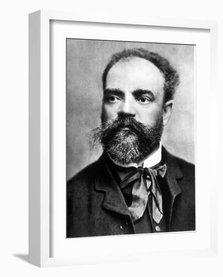 Portrait of Antonin Dvorak, Czech Composer, 1841-1904-null-Framed Photographic Print