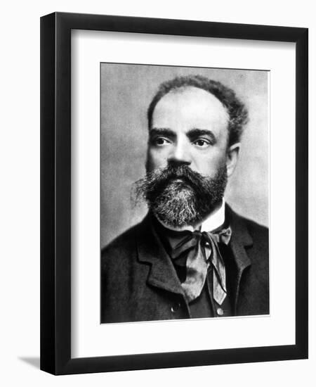 Portrait of Antonin Dvorak, Czech Composer, 1841-1904-null-Framed Photographic Print