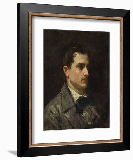 Portrait of Antonin Proust (1832-190), 1855-1856-Edouard Manet-Framed Giclee Print