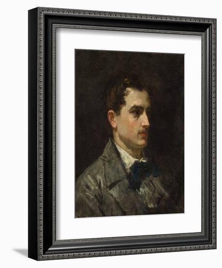 Portrait of Antonin Proust (1832-190), 1855-1856-Edouard Manet-Framed Giclee Print