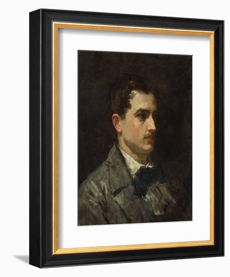 Portrait of Antonin Proust (1832-190), 1855-1856-Edouard Manet-Framed Giclee Print