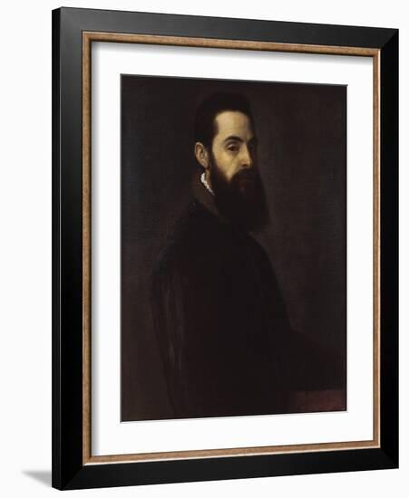 Portrait of Antonio Anselmi-Titian (Tiziano Vecelli)-Framed Giclee Print