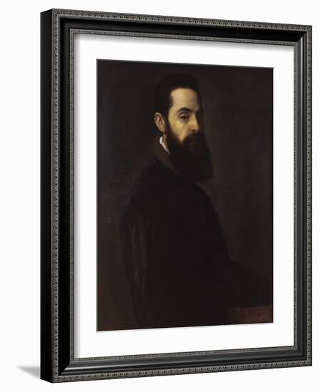 Portrait of Antonio Anselmi-Titian (Tiziano Vecelli)-Framed Giclee Print