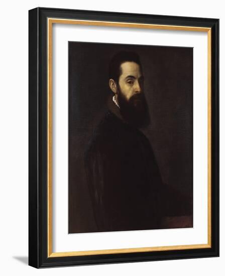 Portrait of Antonio Anselmi-Titian (Tiziano Vecelli)-Framed Giclee Print