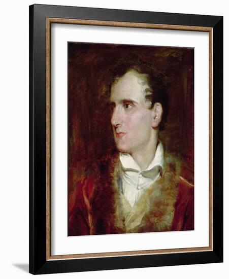 Portrait of Antonio Canova (1757-1822) (Oil on Canvas)-Thomas Lawrence-Framed Giclee Print