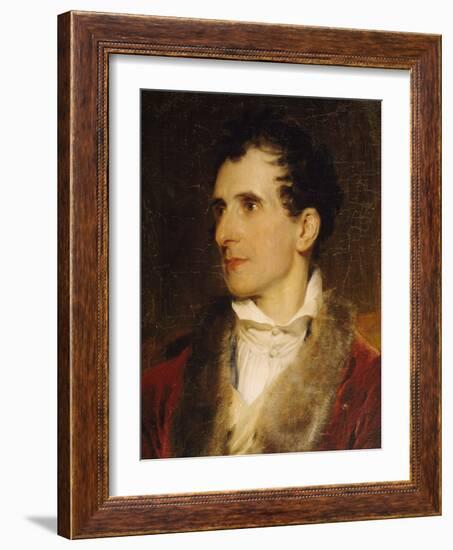 Portrait of Antonio Canova, 1816-Thomas Lawrence-Framed Giclee Print