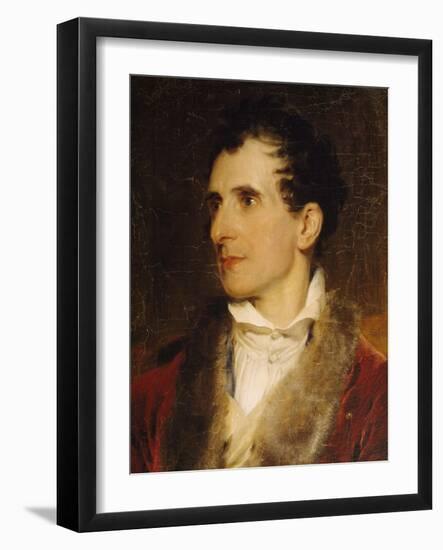 Portrait of Antonio Canova, 1816-Thomas Lawrence-Framed Giclee Print