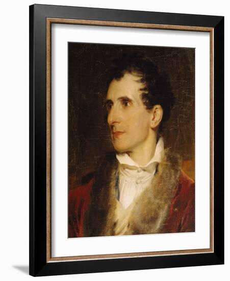 Portrait of Antonio Canova, 1816-Thomas Lawrence-Framed Giclee Print