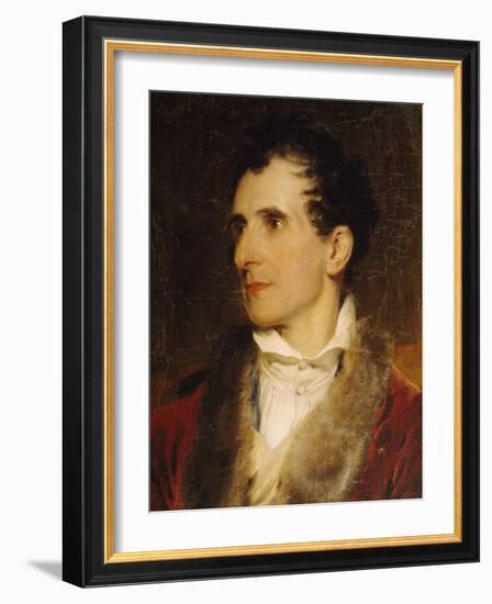 Portrait of Antonio Canova, 1816-Thomas Lawrence-Framed Giclee Print